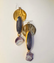 Load image into Gallery viewer, Purple Chalcedony/Wampum