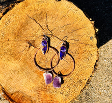 Load image into Gallery viewer, Dahlia Wampum Hoop