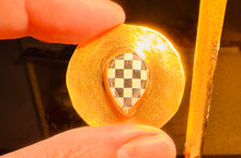 Load image into Gallery viewer, Bolo Bag Charm Checkers
