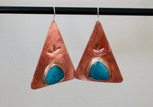 Load image into Gallery viewer, Turquoise Triangle
