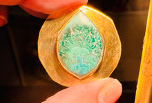 Load image into Gallery viewer, Bolo Bag Charm Malachite Chrysocolla 1
