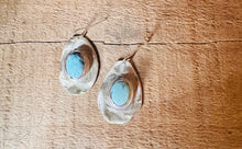 Load image into Gallery viewer, Turquoise Brass Drops
