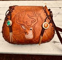 Load image into Gallery viewer, Bolo Bag Charm Utah Red Horn Coral
