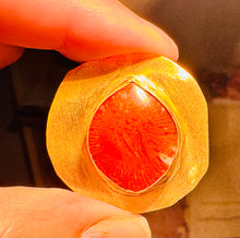 Load image into Gallery viewer, Bolo Bag Charm Utah Red Horn Coral
