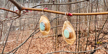 Load image into Gallery viewer, Turquoise Brass Drops

