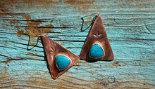 Load image into Gallery viewer, Turquoise Triangle
