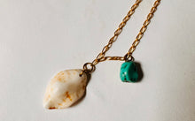 Load image into Gallery viewer, Shell/Turquoise Nugget
