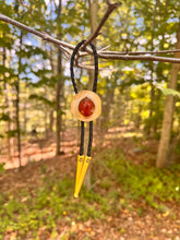 Load image into Gallery viewer, Bolo Bag Charm Utah Red Horn Coral
