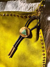 Load image into Gallery viewer, Bolo Bag Charm Malachite Chrysocolla 2

